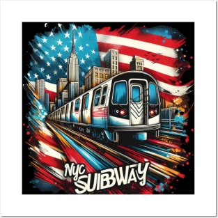 New York Subway NYC Subway Train Posters and Art